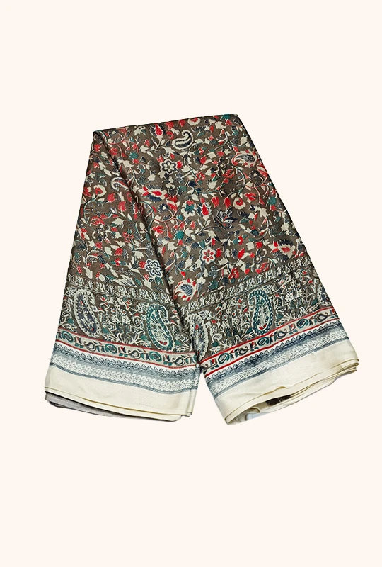 Vintage Pashmina Saree with Blouse