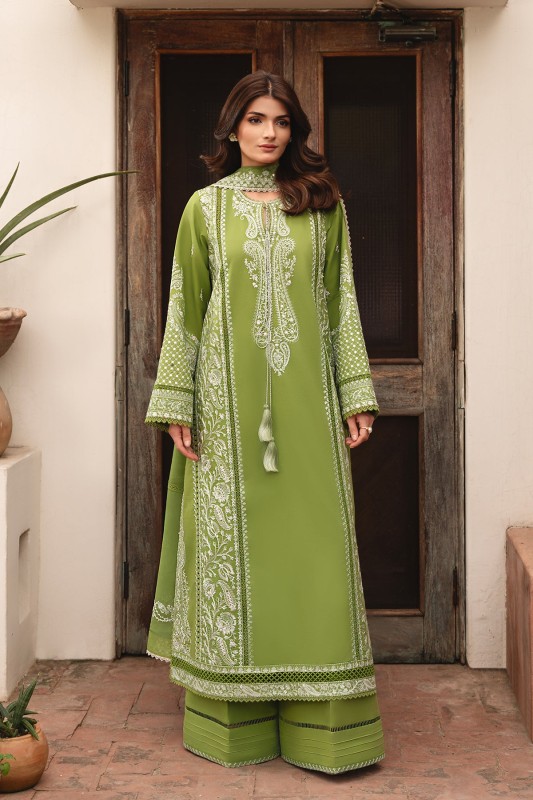 Original Pakistani Unstitched Whisper By Ayzel Lawn 2026 - 3pcs