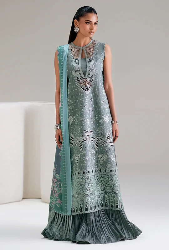 Bin Ilyas Amour Summer 26 Lawn - Sage Green 3pcs (Unstitched)