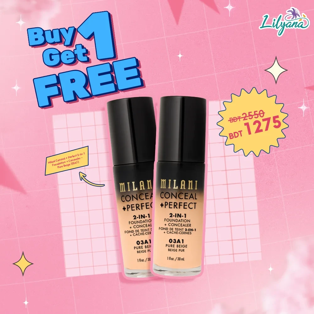 Milani Conceal + Perfect 2-In-1 Foundation + Concealer - Pure Beige (03A1)