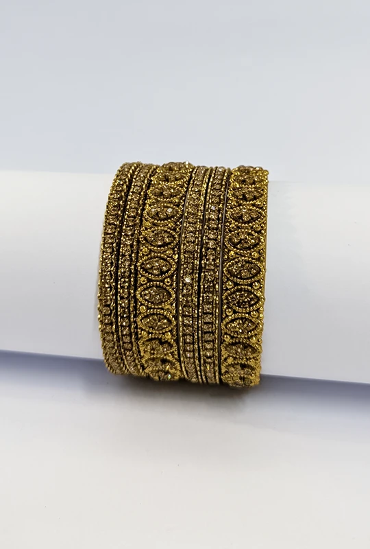 Antique Gold Bangle Set
