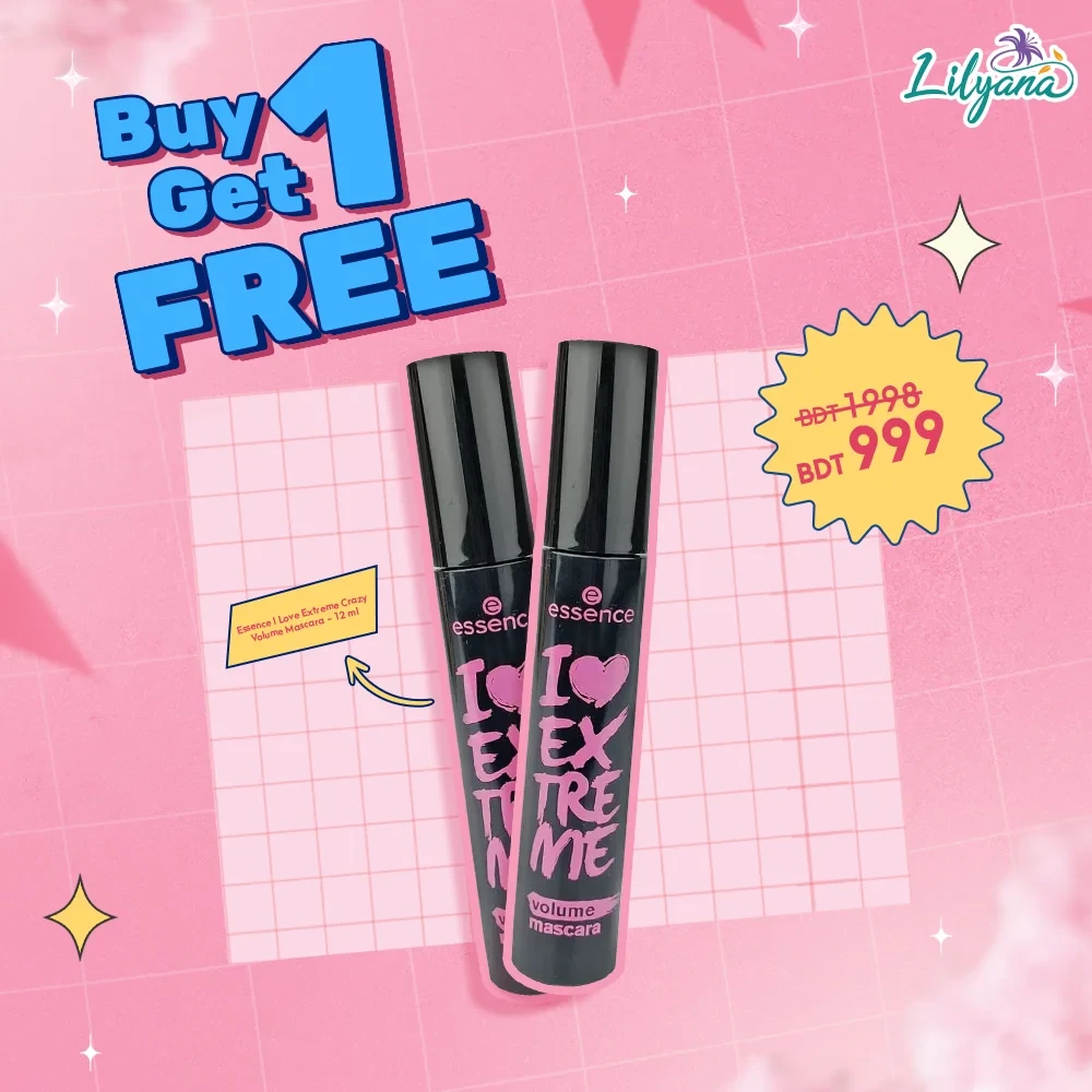 Essence I Love Extreme Crazy Volume Mascara Black - 12 ml