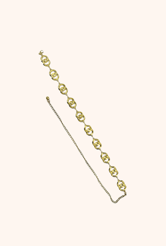 Gold Plated Waist Chain Belt For Women's
