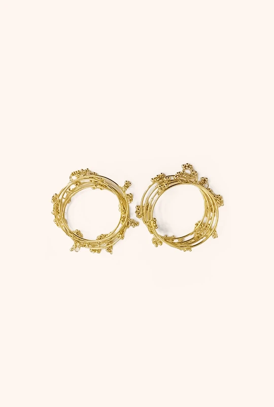 Gold Plated Metal Kashmiri Ghungroo Bangles