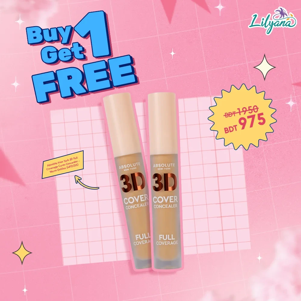 Absolute New York 3D Full Coverage Cover Concealer - Warm Golden (MFDC05)
