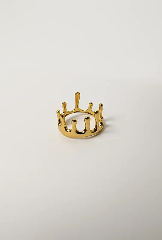 Crown Adjustable Finger Ring