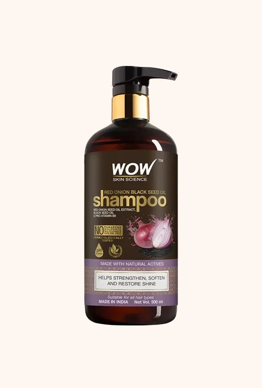WOW Skin Science Red Onion Black Seed Oil Shampoo - 500 ml