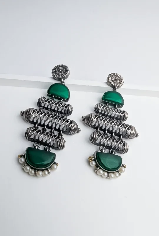 Heritage Stone Panel Earrings