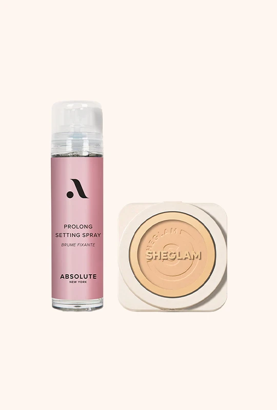 Powder Foundation+Setting Spray