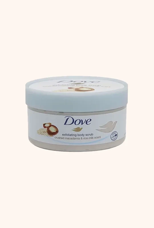Dove Exfoliating Body Scrub Crushed Macadamia & Rice Milk Scent - 225 ml