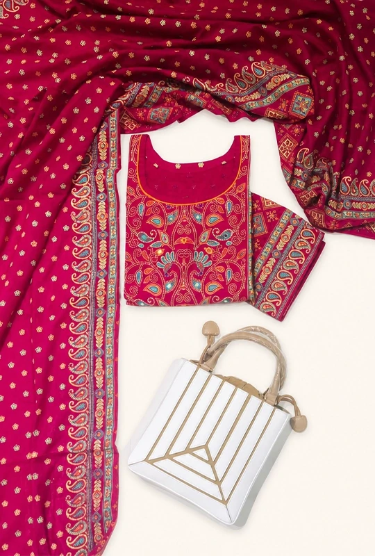 Hot Pink Paisley Combo