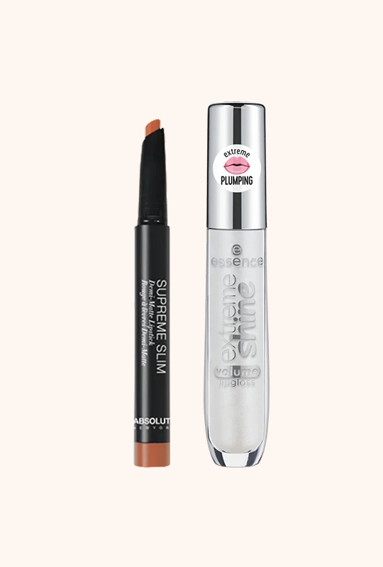 Shine Lipgloss+Matte Lipstick