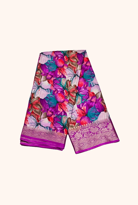 Floral Grace Saree with Blouse